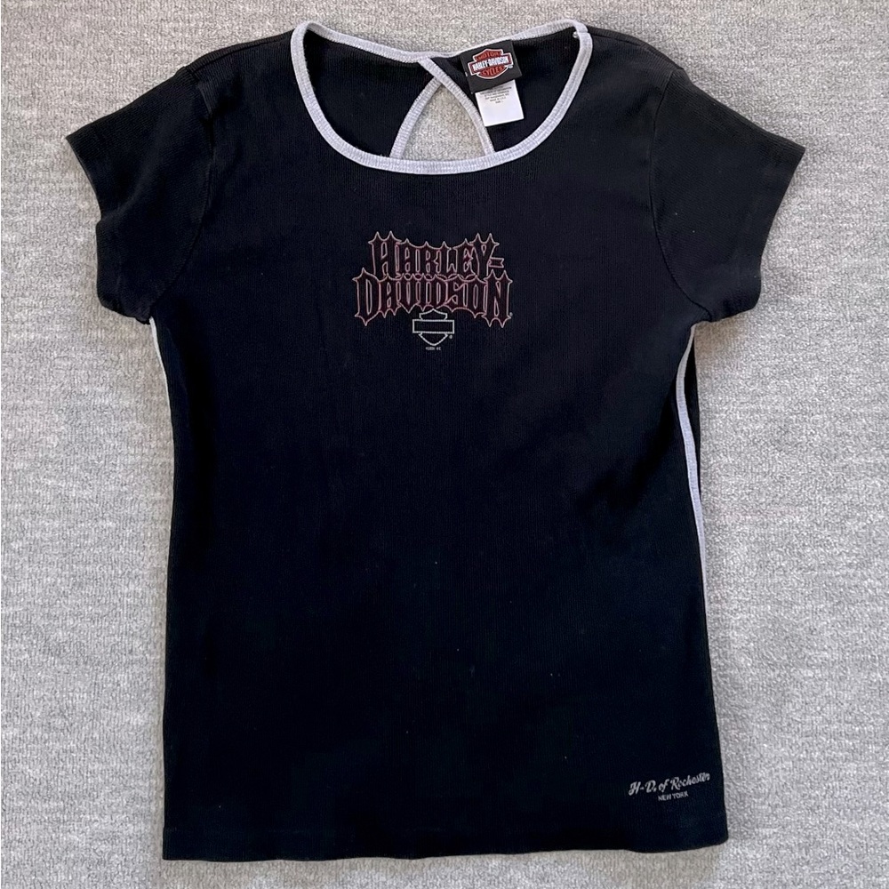Harley-Davidson of Rochester NY Black Graphic Top